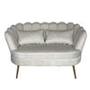 Bank velvet champagne