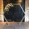 Backdrop hexagon goud - zonder doek
