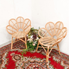 Rotan flower chairs - set van 2