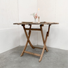 Ronde houten tafel