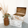 Houten kist - wit