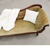 Bank chaise longue velvet groen