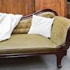 Bank chaise longue velvet groen