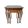Bijzettafel hout - Set van 3