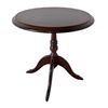 Bijzettafel vintage rond donker