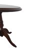 Bijzettafel vintage rond donker