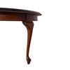 Salontafel vintage ovaal donker