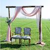 Backdrop donker + pastel pink doek