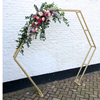 Backdrop hexagon goud - zonder doek