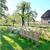 Houten kerkbank (5 personen)