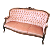 Bank vintage roze knopen