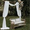 Backdrop donker - rotan bankje - set