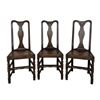 Vintage donker houten stoelen huren Stoel donker hout
