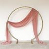 Backdrop rond goud + mauve doek