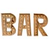 BAR lichtletters