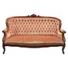 Bank vintage roze knopen