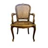 Stoel vintage riet