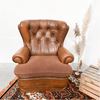 Stoel chesterfield bruin groot Stoel chesterfield bruin groot