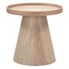 Bijzettafel laag modern licht hout