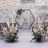 Hexagon backdrop zwart