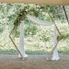 Gouden hexagon backdrop huren