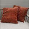 Kussen rib terracotta 