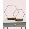 Taart display hexagon hoog