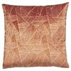 velvet kussen terracotta grafisch huren bij Brisked