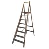 Vintage houten oude trap - hoog