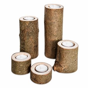 Waxinehouder hout
