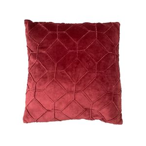 Kussen velvet burgundy motief