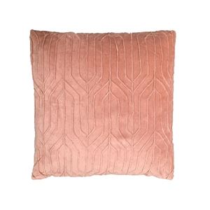 Kussen velvet peach motief