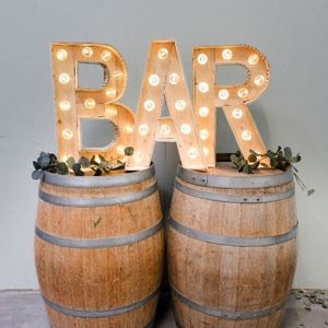 Lichtletters BAR - klein