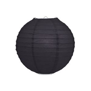 Lampionnen zwart