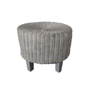 Bijzettafel wit riet