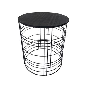 Bijzettafel zwart modern