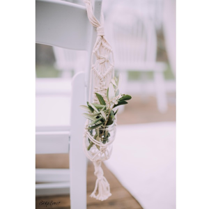 Macrame potjes hanger