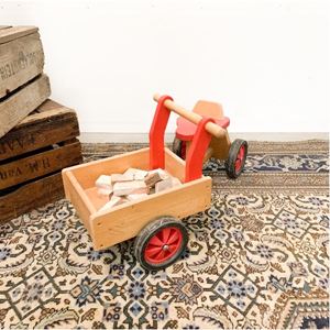 Houten loopfiets