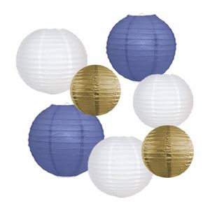 Lampionnen set dusty blue huren