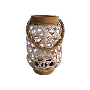 Lantaarn rotan whitewash