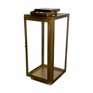 Lantaarn goud metaal huren