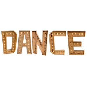 DANCE lichtletters