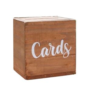 Enveloppenbox hout Cards