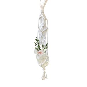 Stoelhanger macrame vaasje