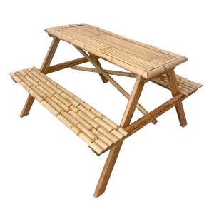 Bamboe picknicktafel