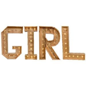 GIRL lichtletters - groot