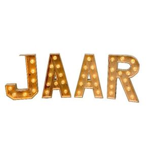 Lichtletters JAAR - klein