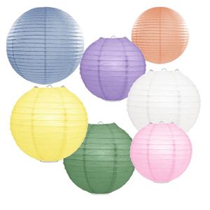 Lampionnen set - sweet pastels