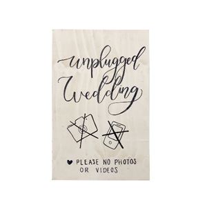 Unplugged wedding - wit
