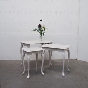 Bijzettafel beige - Set van 3
